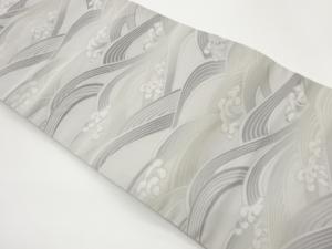 荒波模様織出し名古屋帯